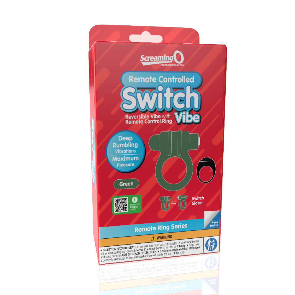 screaming o remote controlled switch vibrating ring green screaming o remote controlled switch vibrating ring green